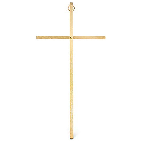 Cruz De Pared Colgante Decorativa De Metal Dorado De 8 ...