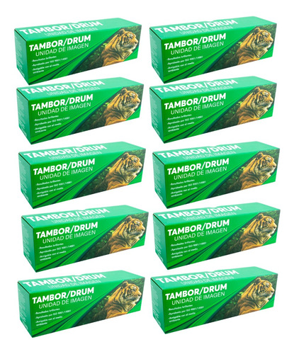 10 Pza Dr221yl Tambor Compatible Con Dcp 9020cdw