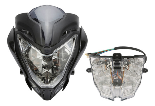 Faro Delantero + Stop Para Bajaj Pulsar Ns 200 / 200ns Mtc