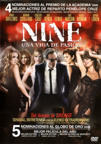 Nine: Una Vida De Pasión ( Daniel Day Lewis ) Dvd Original