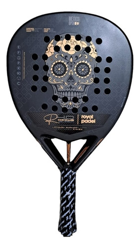 Paleta De Padel Royal  R 4.0 Calavera Full Carbono + Regalos