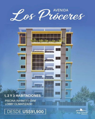 Vendo Proyecto De Apartamentos En Torre En La Avenida Los Próceres (próximo A La Universidad Intec, Supermercado Bravo Y El Jardín Botánico, Distrito Nacional