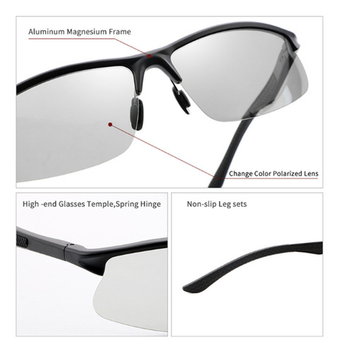 . 3 Pares De Lentes De Condução Noturna Hd Vision Dia E