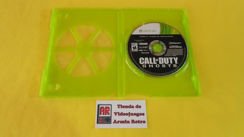 Call Of Duty Ghosts Xbox 360 Disco 2 Disco De Instalación 