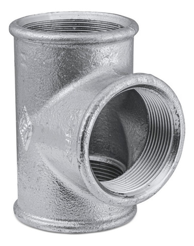 Tee 90º Graus 1.1/2 Galvanizado F/f/f-bsp