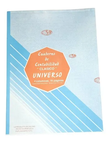 comprar Cuaderno De Contabilidad 4 Columnas 16 Paginas  Clásico  