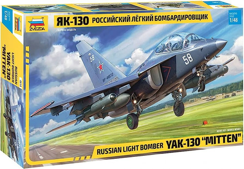 Avion Ruso Zvezda 4818 Bombardero Moderno 1/48 Yak130 Mitten