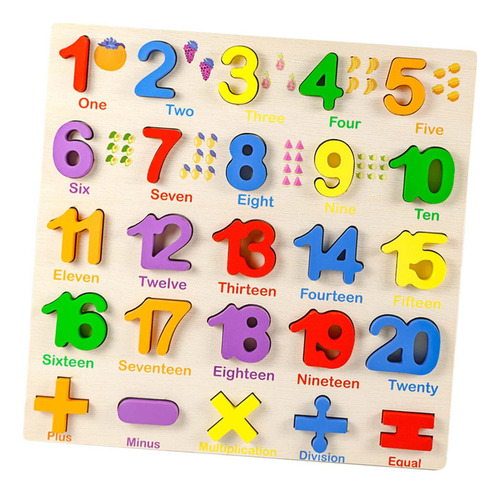 Puzzle De Madera Aprendizaje De Rompecabezas De Números