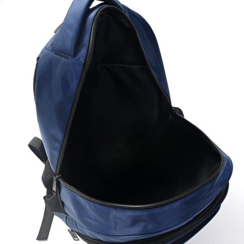 Mochila 18 Espalda Portanotebook Go Azul Wanderlust - 33832 Diseño De La Tela Lisa