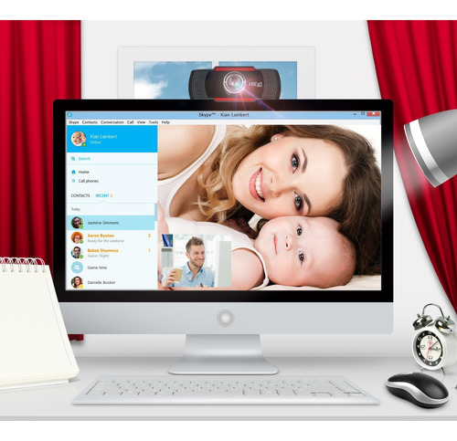 Imagen 6 de 9 de Cámara Web Hxsj Hd De 1080p Para Laptop O Pc De Escritorio