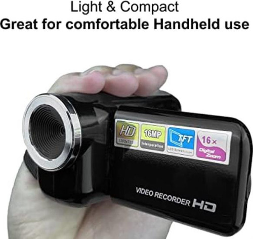 Videocámara Digital Compacta Acuvar De 16 Mp Megapíxeles Con