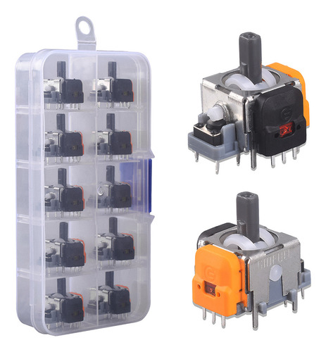 Para 10pcs Alta Precisão 3d Hall Effect Joystick Ajustável /