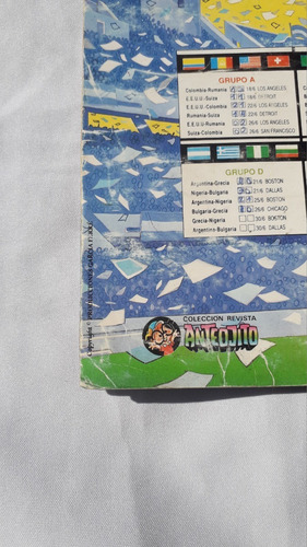 Gran Album De Figuritas Anteojito / Mundial 94 Completo (Usado)