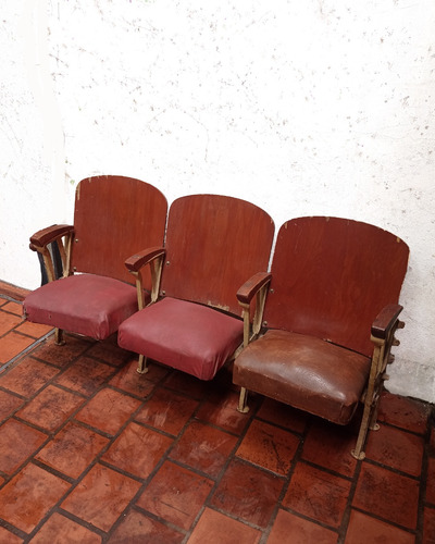 Butaca Asiento Levadizo Original. Cine/teatro/auditorio Rojo (Usado)