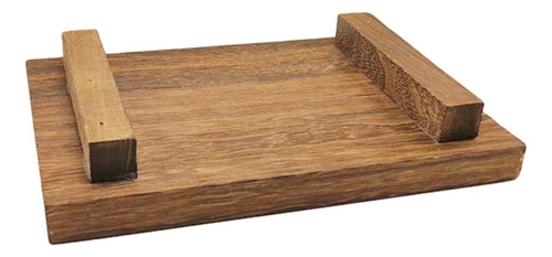Mz Soporte De Pedestal De Madera, Elevador De Rectángulo