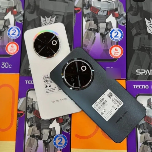 Tecno Spark 30c Transformes Edit. Limitad 256gb + 8ram (4+4) Negro
