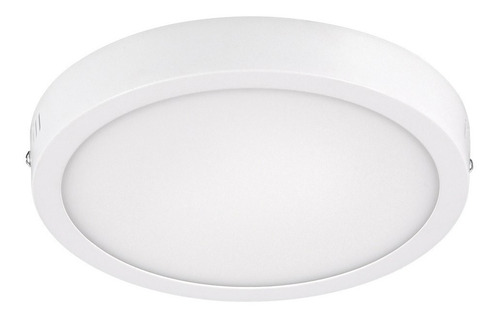 Luminario Led Sobreponer Redondo 18 W Surtek Color Blanco