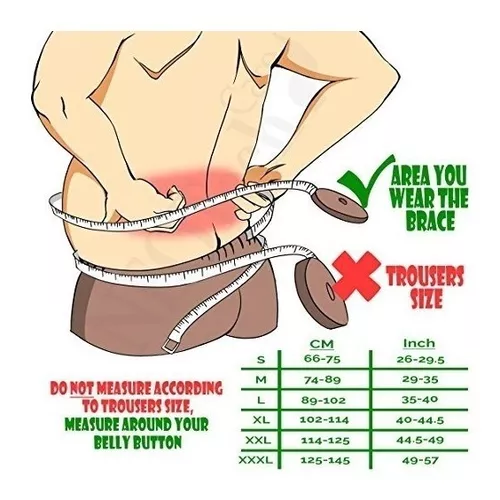 Faja Para Soporte Lumbar Cinturon De Soporte Ancho Y Ajustab