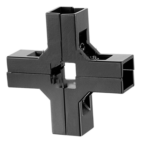 Conector Para Accesorios De Tubería Forma De Cruz Negra