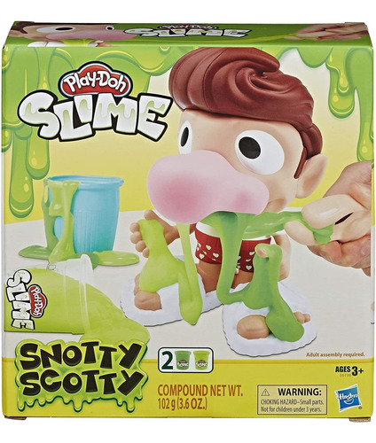 Play Doh - Slime - Snotty Scotty - Incluye 2 Potes De Slime 
