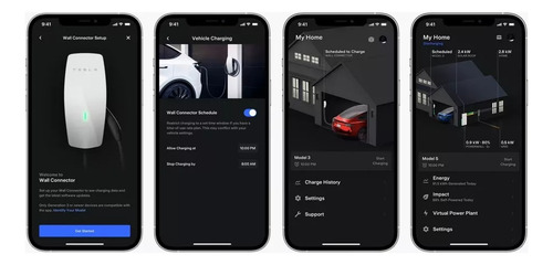 Tesla Cargador De Pared Universal Para Vehículos Modelo 2