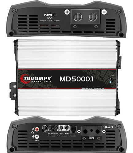 Módulo Amplificador Taramps Md5000 5000w Rms 2 Ohms 1 Canal