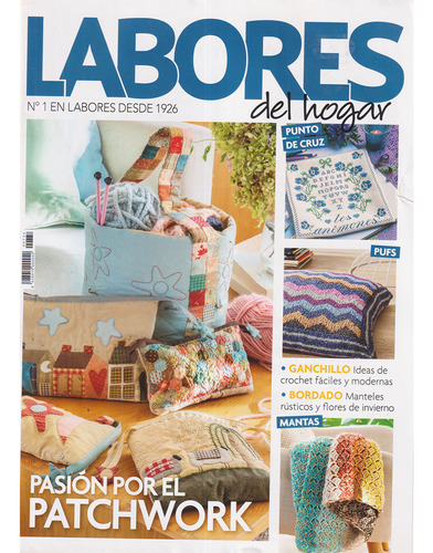 Revista De Artesanato Em Espanhol Labores De Hogar Patchwork