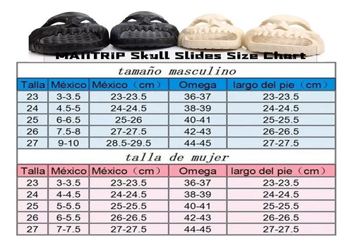 25-3 Chanclas De Playa Con Diseo De Calavera For
