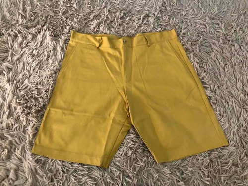 Bermudas De Gabardina Elastizadas