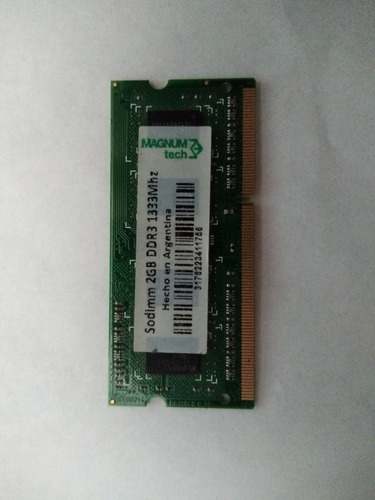Memoria Ram Ddr3 De 2 Gb 1333 Mhz