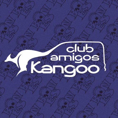 Calco Kangoo Club Amigos Sticker Vinilo