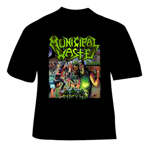 Polera Municipal Waste - Ver 02 - The Art Of Partying