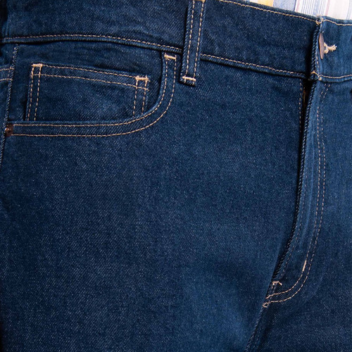 Jeans Oggi Hombre Relaxed Azul Oscuro Mezclilla