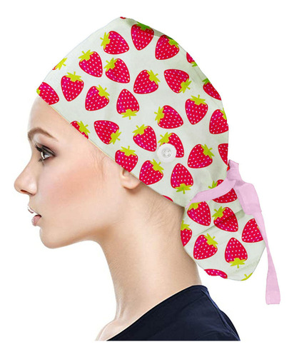 Gorro Suave Bouffant Con Banda Para El Sudor Para Mujeres Y