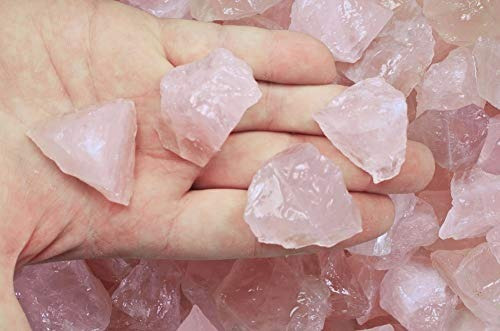 Fantasia Materiales: 1 Libra De Cuarzo Rosa En Bruto De Mada