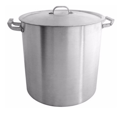 Imagen 2 de 2 de Olla Gastronomica Nº30 De Aluminio 20 Litros Reforzada