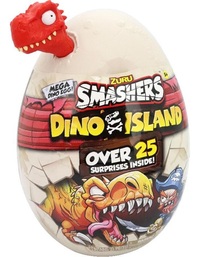 Zuru Smashers Mega Dino Island Estegosauro 25 Sorpresas