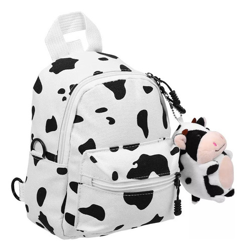 Tendycoco - Mochila De Lona Con Diseño De Vaca, Adorable