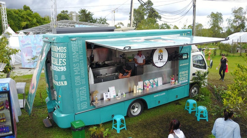 Imagen 6 de 23 de Foodtruck Trailer Cocina Móvil Camion Foton Medellin