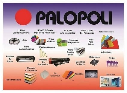 Iman C/ Pvc Blanco P/imprim Anc0.61m Palopoli Espesor 0.38mm