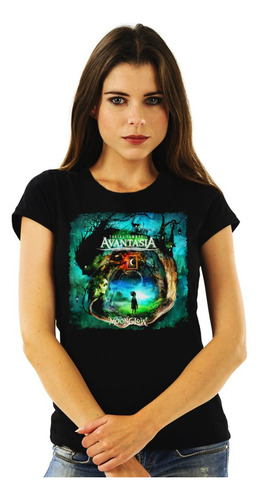 Polera Mujer Avantasia Moonglow Metal Impresión Directa