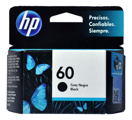 Cartucho Hp 60 Negro Original Cc640wl Verificable Americano