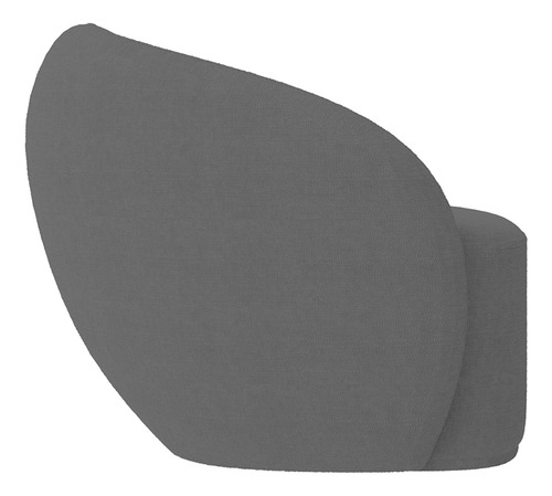 Poltrona Decorativa Íbis Bouclê Grafite G33 - Gran Belo