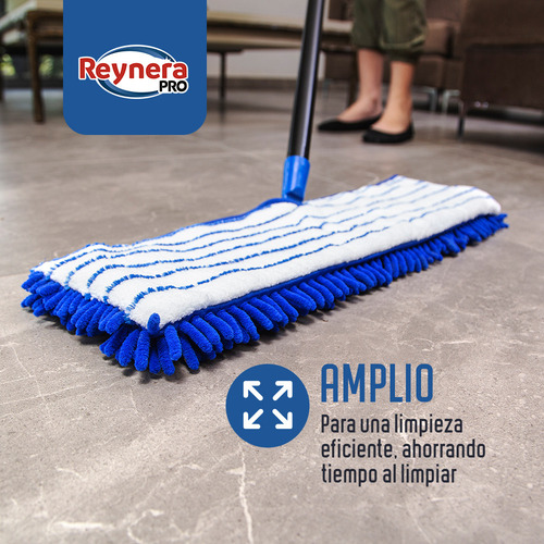 Paquete 3 Mopas Plano Atrapa Polvo Xl Reynera
