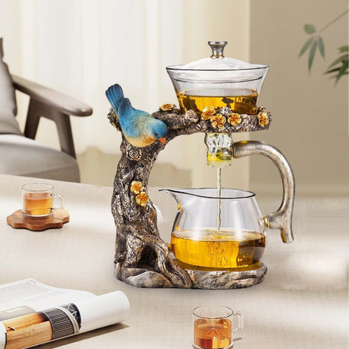 Tetera De Vidrio Semiautomática, Té Suelto Para Regalo De