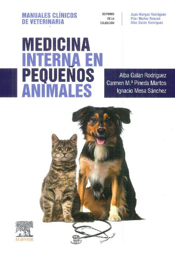 Libro Medicina Interna En Pequeños Animales De Alba Galán Ro