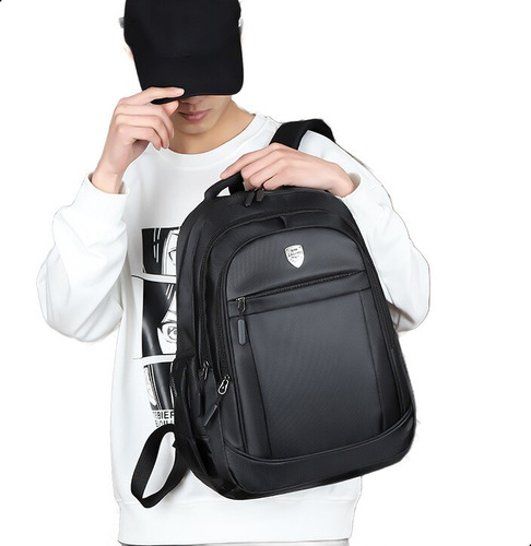 N Mochila Casual Large Capacity+usb Broche Antirrobo/2pk B