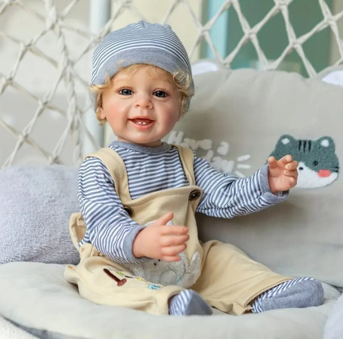 Bebé Reborn Original Vinilo Cuerpo Completo Boy Harry Doll
