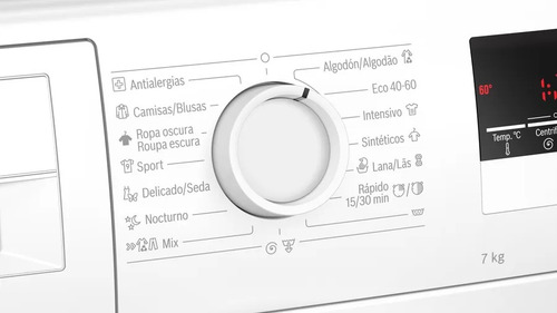 Lavarropas Automático Bosch Wan24263es Blanco 7kg 220v