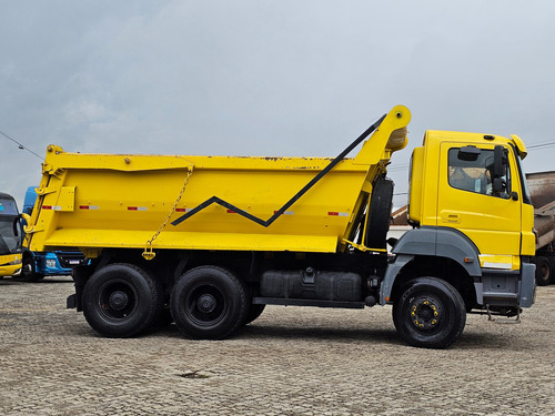Mb Axor 3344 6x4, Aut. C/ Caçamba Meia Cana 14m3